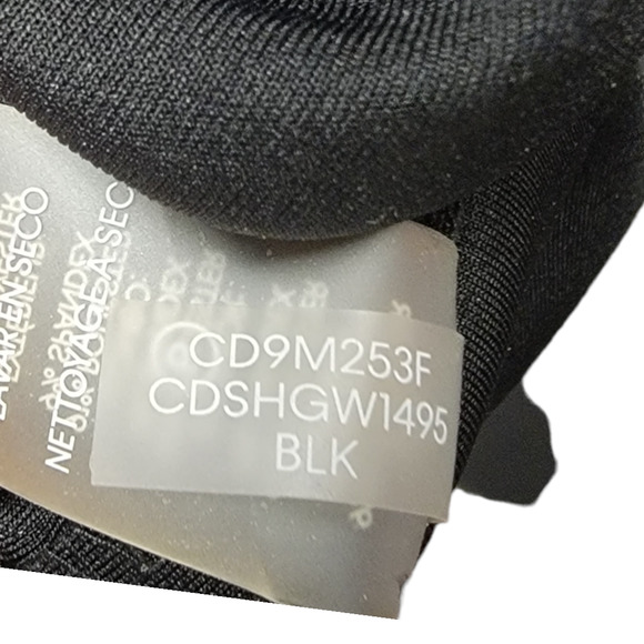 Calvin Klein Women's Hidden Back Zip Animal-Trim Dress Black Size 12 - Picture 9 of 9